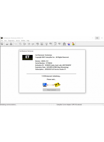 Caterpillar ET 2023A Electronic Technician Diagnostic Software[01/2023]+1 LICENSE